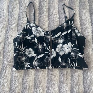 Floral crop top